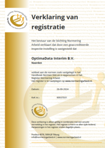 SNA registratie OptimaData
