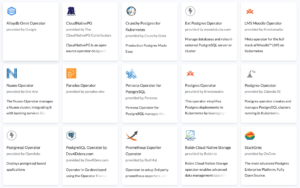 Kubernetes Operators en Postgres