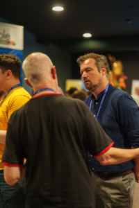 Pieter Groenendijk van OptimaData in gesprek op PGDay Lowlands 2025