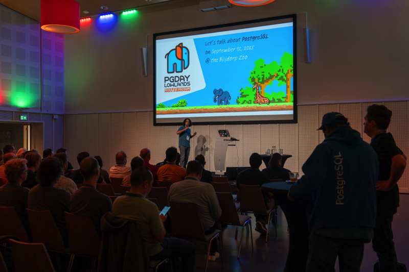 De aftrap van PGDay Lowlands 2025