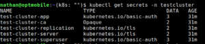 Postgres on Kubernetes with CloudNativePG - wachtwoord