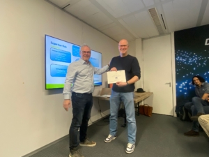 Uitreiking certificaten PostgreSQL Blue Elephant Pack