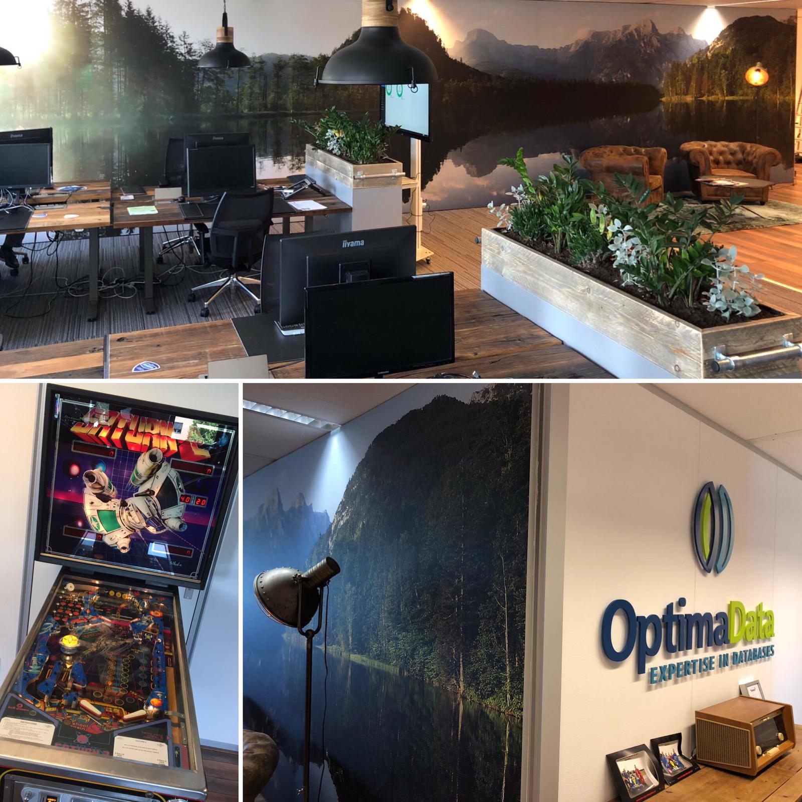 Snapshots nieuwe interieur kantoor OptimaData