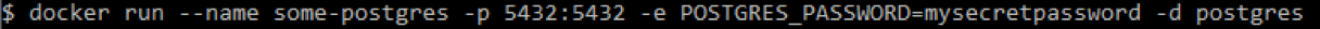 docker run