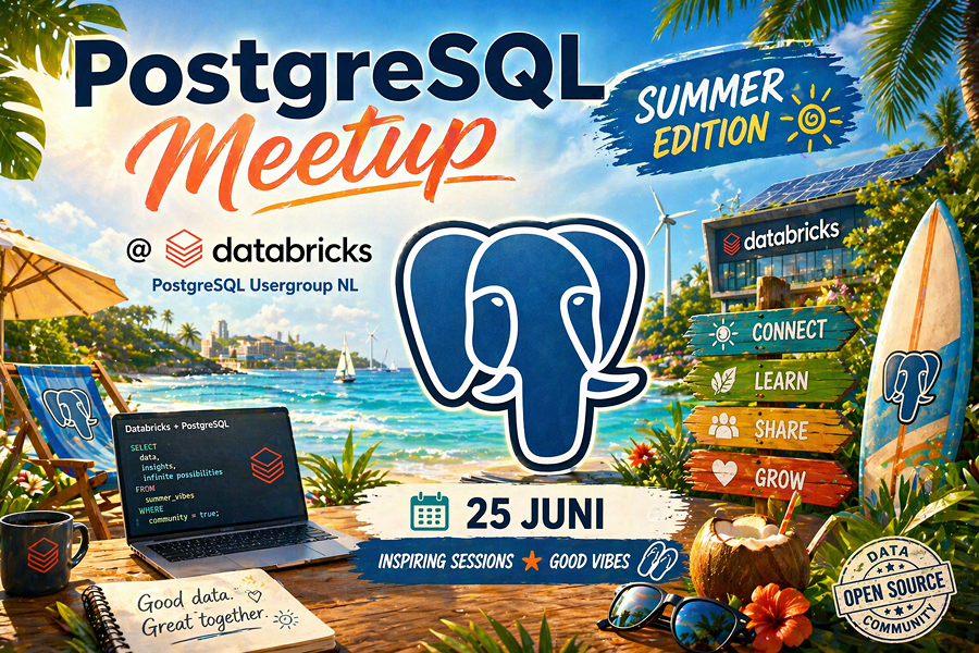 PostgreSQL meetup zomer editie 25 juni 2026