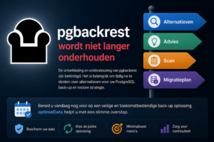 pgBackRest stopt. Wat zijn de backup alternatieven voor PostgreSQL?