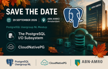 Fall Edition PostgreSQL Usergroup NL meetup 2026 | OptimaData