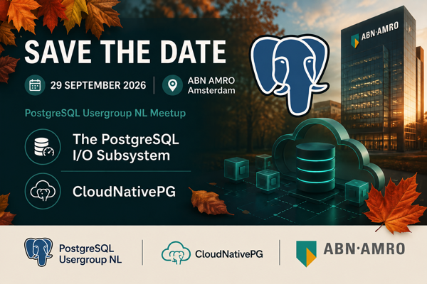 Fall Edition PostgreSQL Usergroup NL meetup 2026 | OptimaData